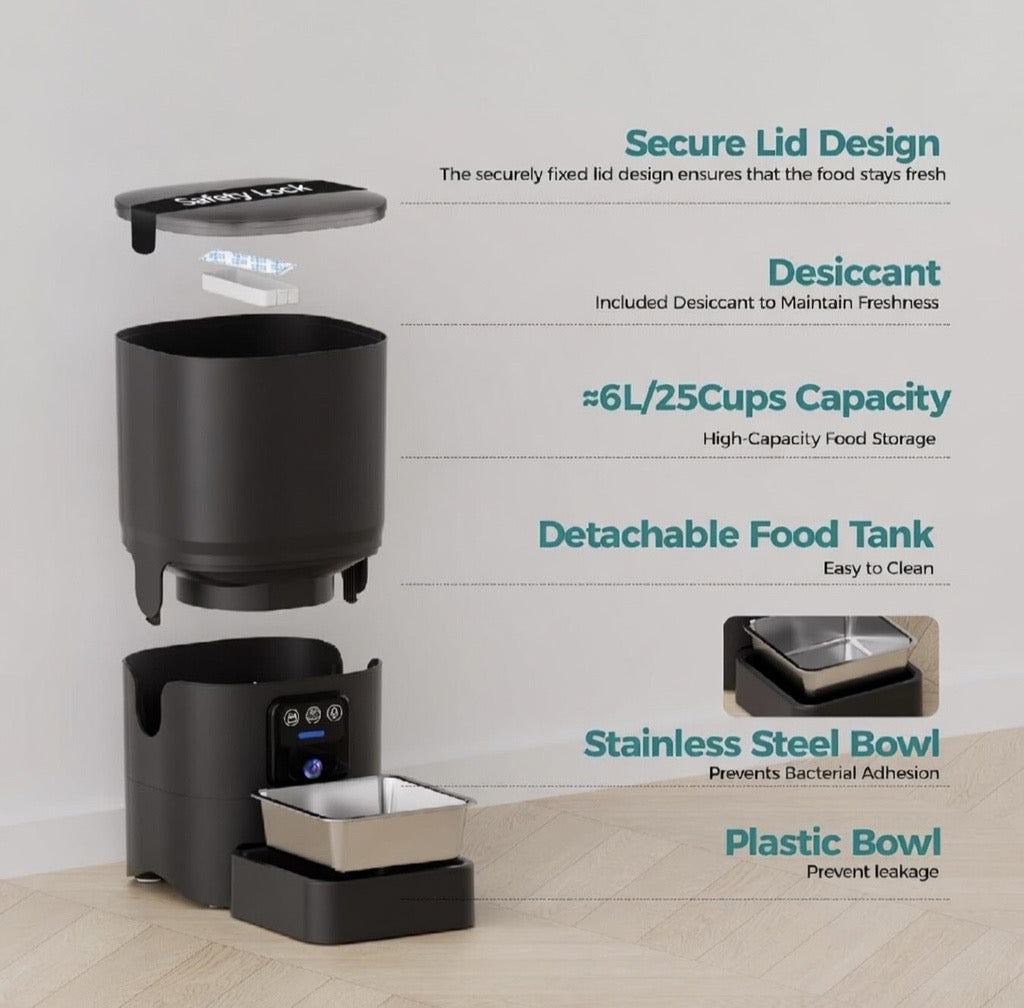 JUBILY Vision Pro™ Smart Pet Feeder